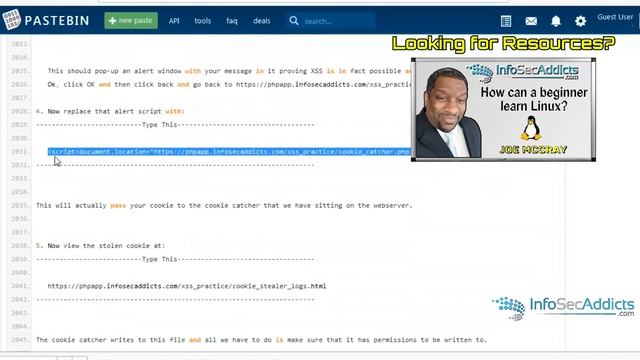 Web App Pentesting | Cookie Stealing with Cross-site Scripting Vulnerability 2021 смотреть онлайн