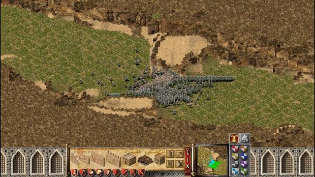 Unique Fight!: 2000 Macemen Vs. 2700 Pikemen - Stronghold Crusader