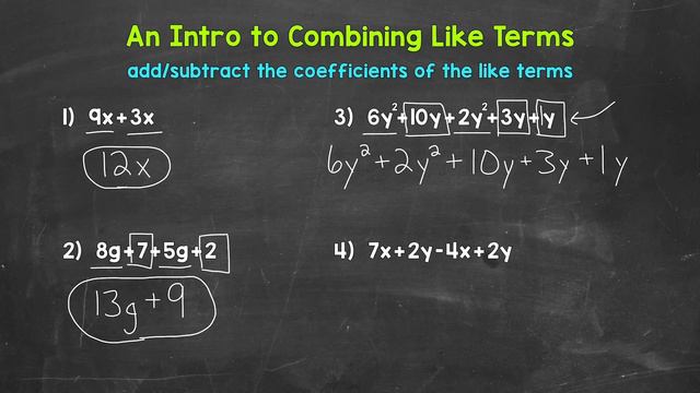 An Intro to Combining Like Terms | Simplifying Expressions by Combining Like Terms | Math with Mr. смотреть онлайн