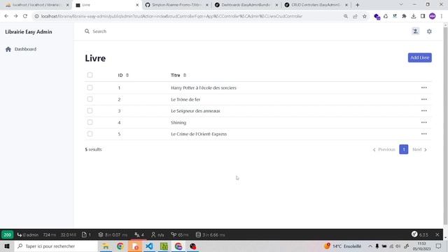 Symfony - Easyadmin смотреть онлайн