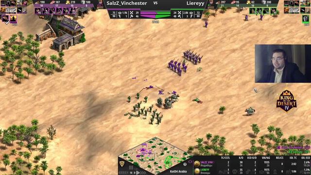 ОТДАЛ 3 КРЕСТА НА СТАРТЕ! Камбек который мы заслужили! Vinchester vs Liereyy в Age of Empires II DE смотреть онлайн