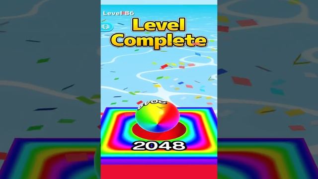 Ball Run 2048 ! All Levels Gameplay (82-90) android, ios смотреть онлайн