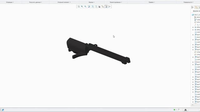 3Д модель автомата АК-109. AK-109. Triotec. 3d model смотреть онлайн