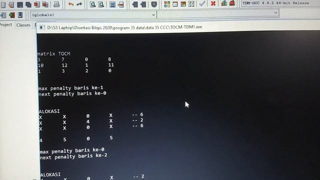 TOCM-MT C++ initial basic feasible solution transportation problem смотреть онлайн