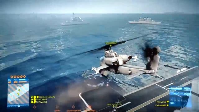 BF3 Gameplay Helicoptero on 9800gt смотреть онлайн