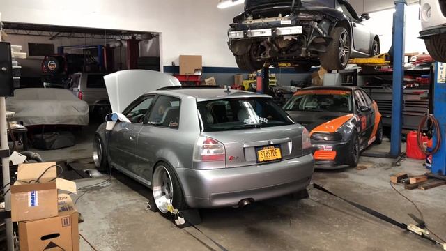 Audi S3 8L 3.2 VR6 new dyno numbers with Vortech V9 Supercharger смотреть онлайн