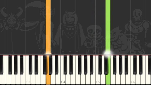 Undertale | Oh! One True Love - Easy Piano Tutorial смотреть онлайн