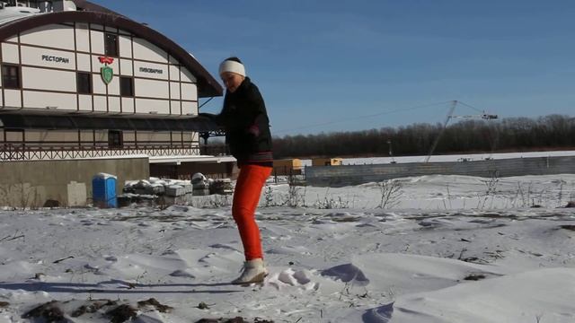 Реггетон на снегу в -20!:) Reggaeton snow))) смотреть онлайн