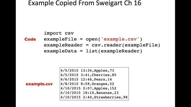 [CS 220 / CS319 Spring 2021] LEC 16 Video 3: Parsing CSV file смотреть онлайн