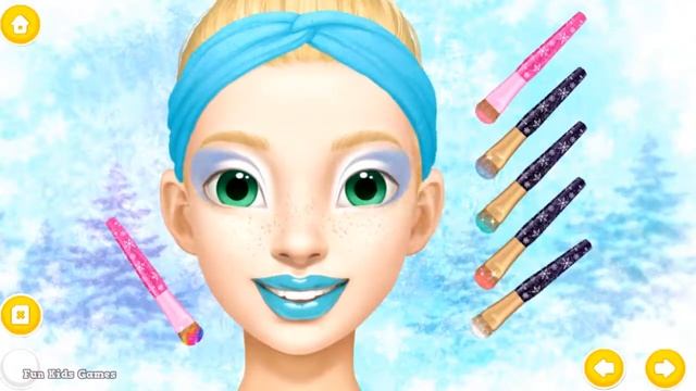 Fun Princess Hair Salon Makeup Care Games - Princess Gloria Makeup Makeover Game For Kids смотреть онлайн