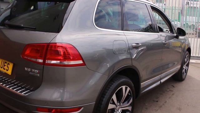 VW Touareg V6 R-LINE TDI BLUEMOTION TECHNOLOGY Finished In Meteor Grey At Rix Motor Company смотреть онлайн