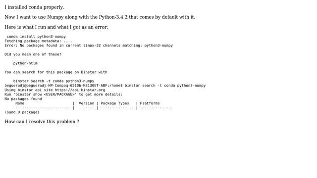 Ubuntu: Install Numpy for Python-3.4.2 using Conda on Ubuntu 14.04.01 LTS смотреть онлайн