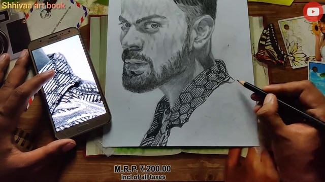 How to draw clothes | kohli sketch | with graphite pencils | #shhivaaartbook #sabpc смотреть онлайн
