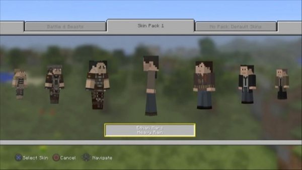 Minecraft PS3 - Skin Pack 1 (ALL NEW SKINS)