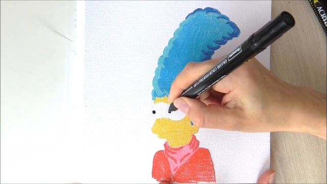 How to draw THE SIMPSONS (All Characters of The Simpson Family (1) смотреть онлайн