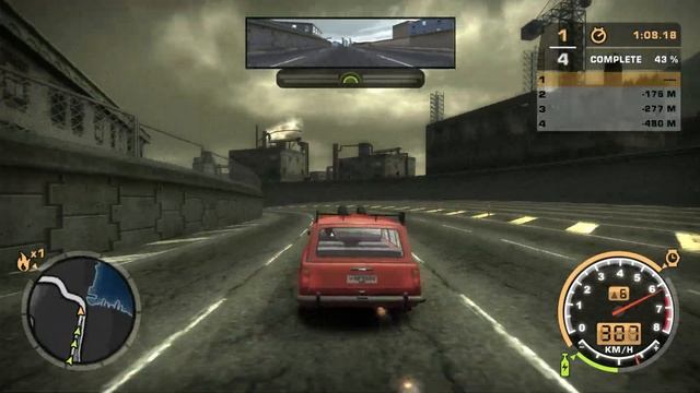 Need for Speed Most Wanted 2005 Fiat Punto REPLACE Fiat 124 Familiare RAW VIDEO смотреть онлайн