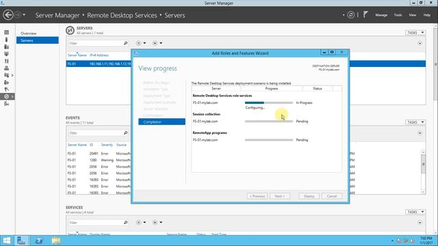RDP - Complete configuration of Remote desktop session host- Windows server 2012 part- 2 смотреть онлайн