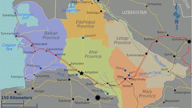 Map Of Turkmenistan