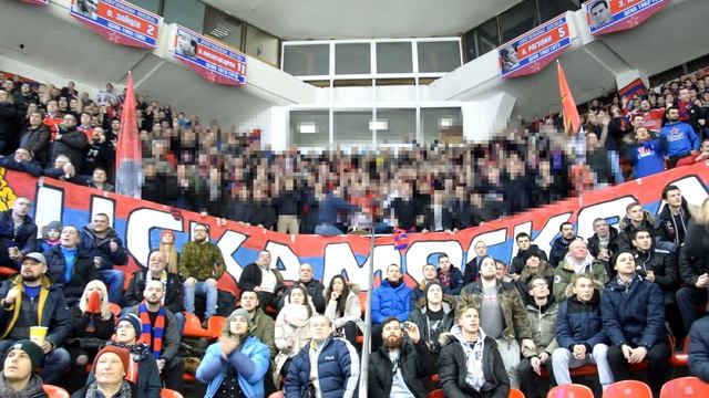 ПХК ЦСКА - ХК СКА (Санкт-Петербург) | 09.01.2017 Обзор трибуны смотреть онлайн