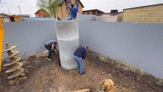 Быстрое бурение колодца в глине !!! смотреть онлайн