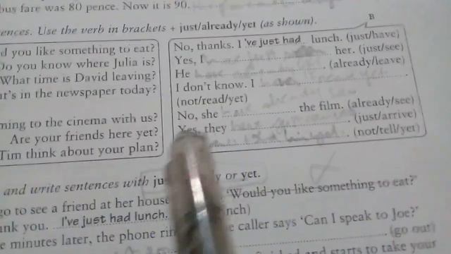 تطبيقات حول قاعدة : the present perfect الماضي التام مع just / already/ yet смотреть онлайн