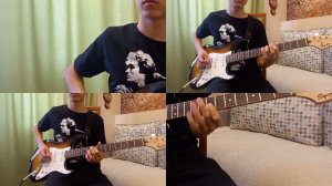 Кончится лето- кавер на электрогитаре(Соло партия Каспаряна, В.Цой)