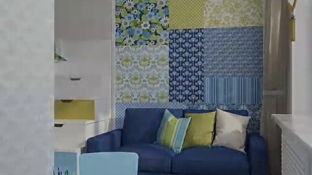 Вариант интерьера однокомнатной квартиры, площадью 42 кв.метра смотреть онлайн