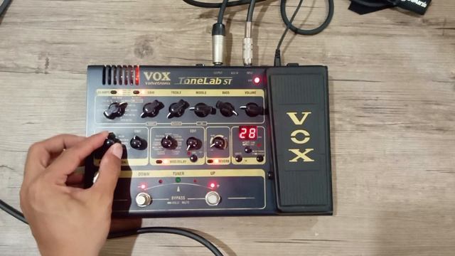 Vox Tonelab ST Guitar Multi Effects Demo смотреть онлайн