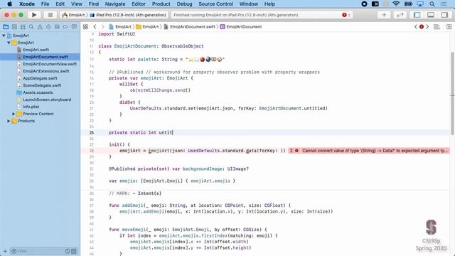Lecture 8: Gestures JSON смотреть онлайн