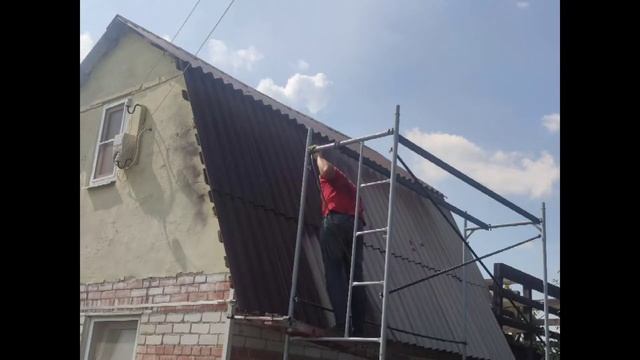 покраска шифера смотреть онлайн