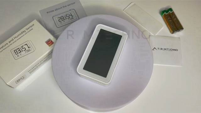 Умный беспроводной WiFi датчик температуры и влажности от Tuya /Smart Life с часами DAT-TEMP-пр-бел смотреть онлайн