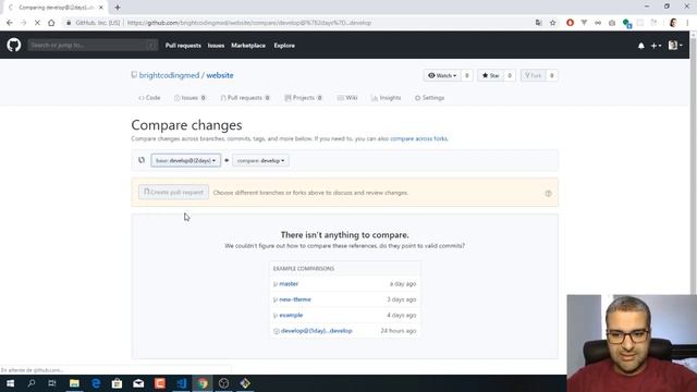 Comparaison Avancée de deux Branches, Commits ou Tags en GitHub смотреть онлайн