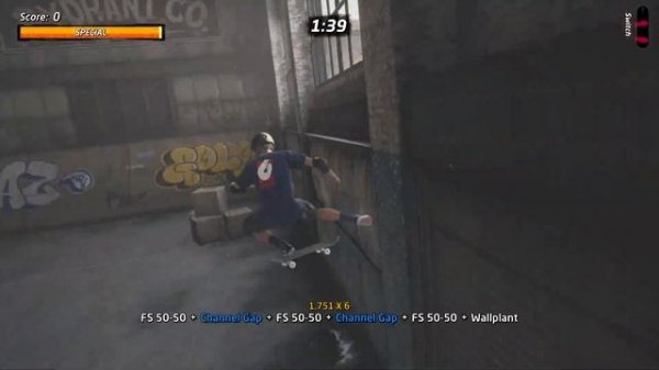 How to "Ollie A Channel Gap" WareHouse GOAL Challenge Location Guide - Tony Hawk Pro Skater 1+2