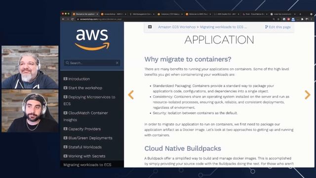 Containers Migrations with Amazon ECS - AWS Virtual Workshop смотреть онлайн