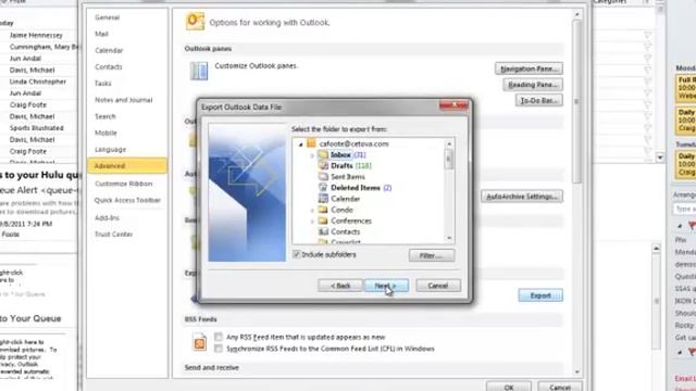 How to Backup Emails, Calendar, and Contacts from Outlook 2010 and Outlook 2007 смотреть онлайн
