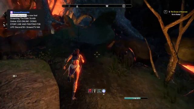 ESO ONLINE-  DOING STORY LINE  AND FIGHTING FOR LIFE Discord/18+ Stream/TV-MA