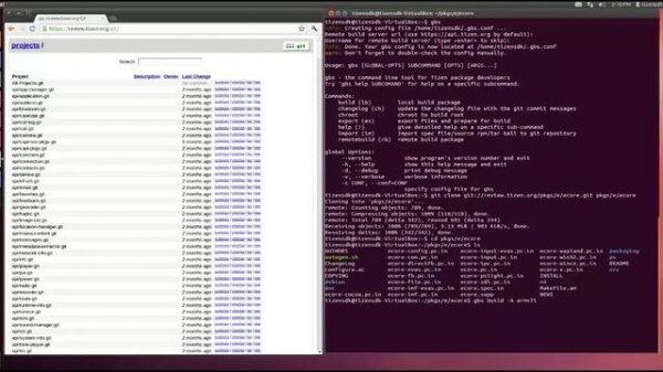 Tizen Git Build System