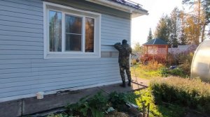 Утепление дома. Демонтаж сайдинга. 1-серия.