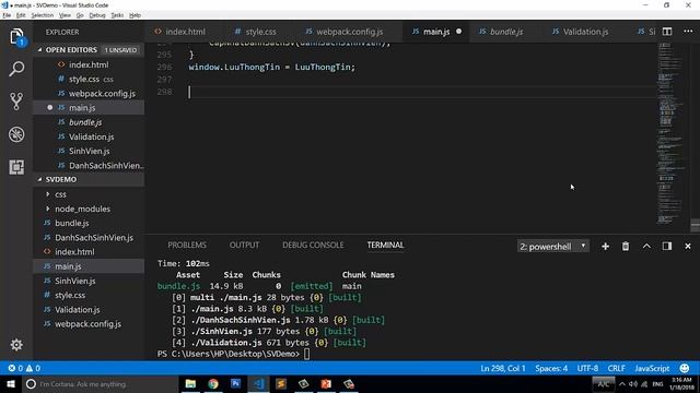 2 Webpack DongGoiCSS смотреть онлайн