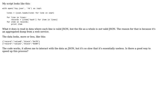 Code Review: JSON-ification and processing of data with Python смотреть онлайн