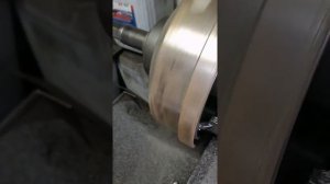 Проточка новых тормозных барабана на Газель