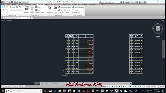 13- How To Export Table From Autocad To Excel-كيفية تصدير جدول من الكاد للاكسيل смотреть онлайн