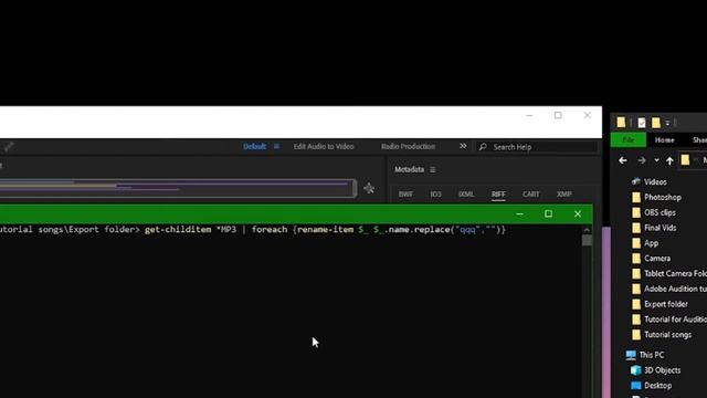 How to Export and Edit Metadata for Multiple Files with Adobe Audition — (you have to separately) смотреть онлайн