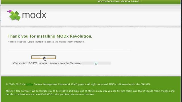 Instalasi MODX Revolution смотреть онлайн