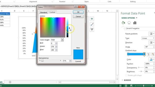 3D Filled Pyramids Chart in Excel смотреть онлайн