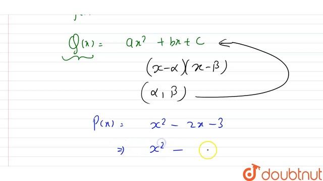 बहुपद `(x^(2)-2x-3)` के शून्यक होंगे - смотреть онлайн