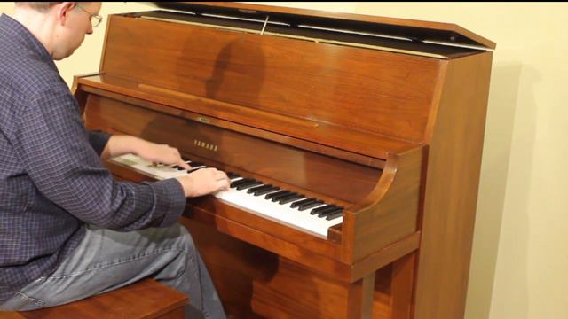 Yamaha P22 45" Upright Piano, Walnut Finish смотреть онлайн