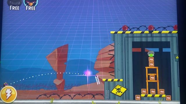 Angry Birds Seasons: Power Up Test Site Level 2 смотреть онлайн