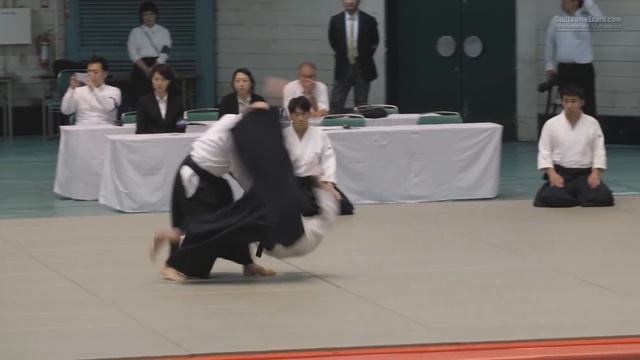 56-я Всеяпонская демонстрация айкидо (2018). Таканори Курибаяси