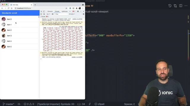 How to use Angular Virtual Scroll with Ionic смотреть онлайн